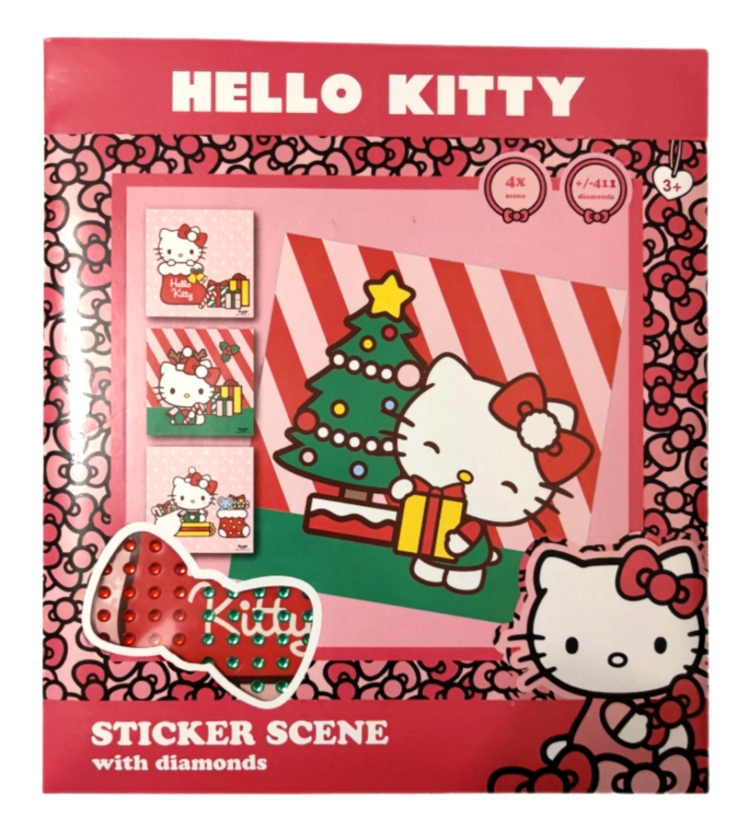 Diamont Painting mit Sticker motiv Hello Kitty